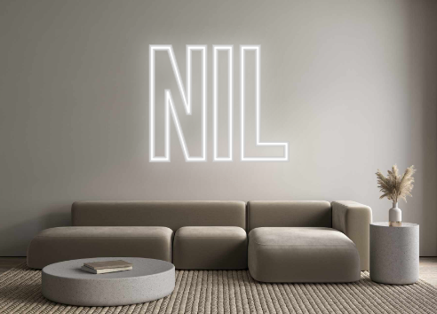 Neon personalizado: NIL
