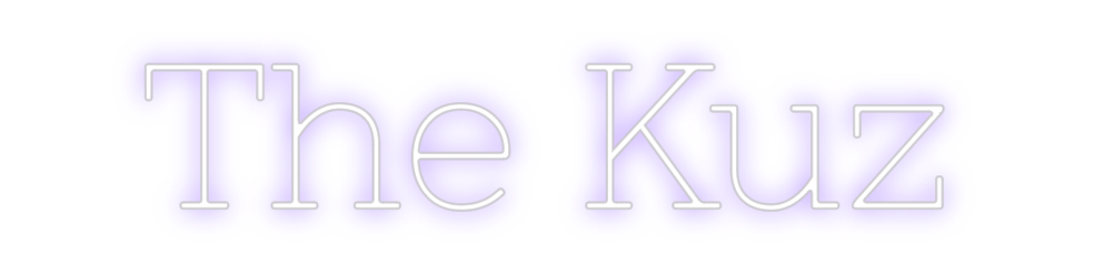 Neon personalizado: The Kuz