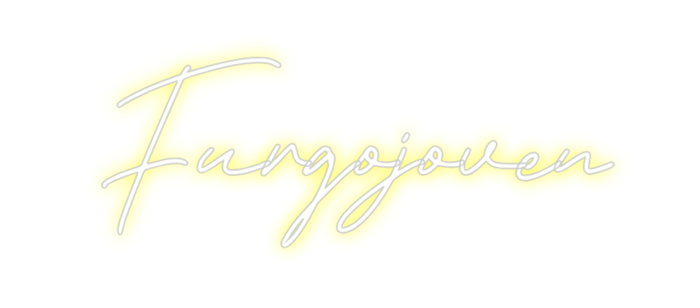 Neon personalizado: Furgojoven