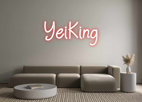 Neon personalizado: YeiKing