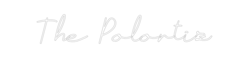 Neon personalizado: The Polortiz