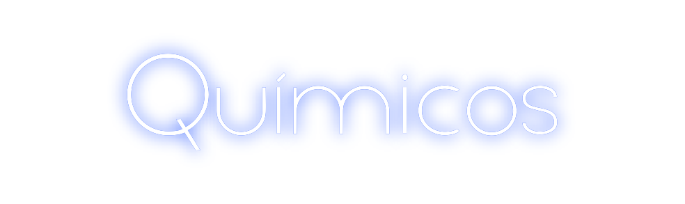 Neon personalizado: Químicos