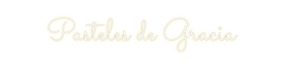 Neon personalizado: Pasteles de G...