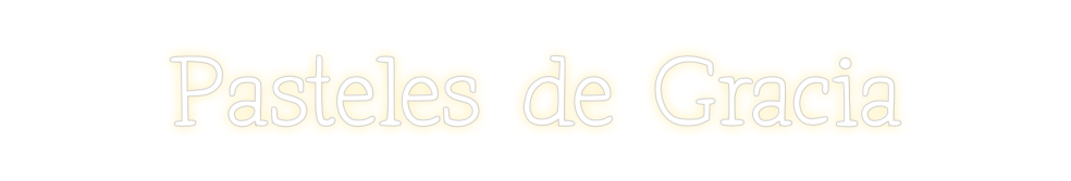 Neon personalizado: Pasteles de G...