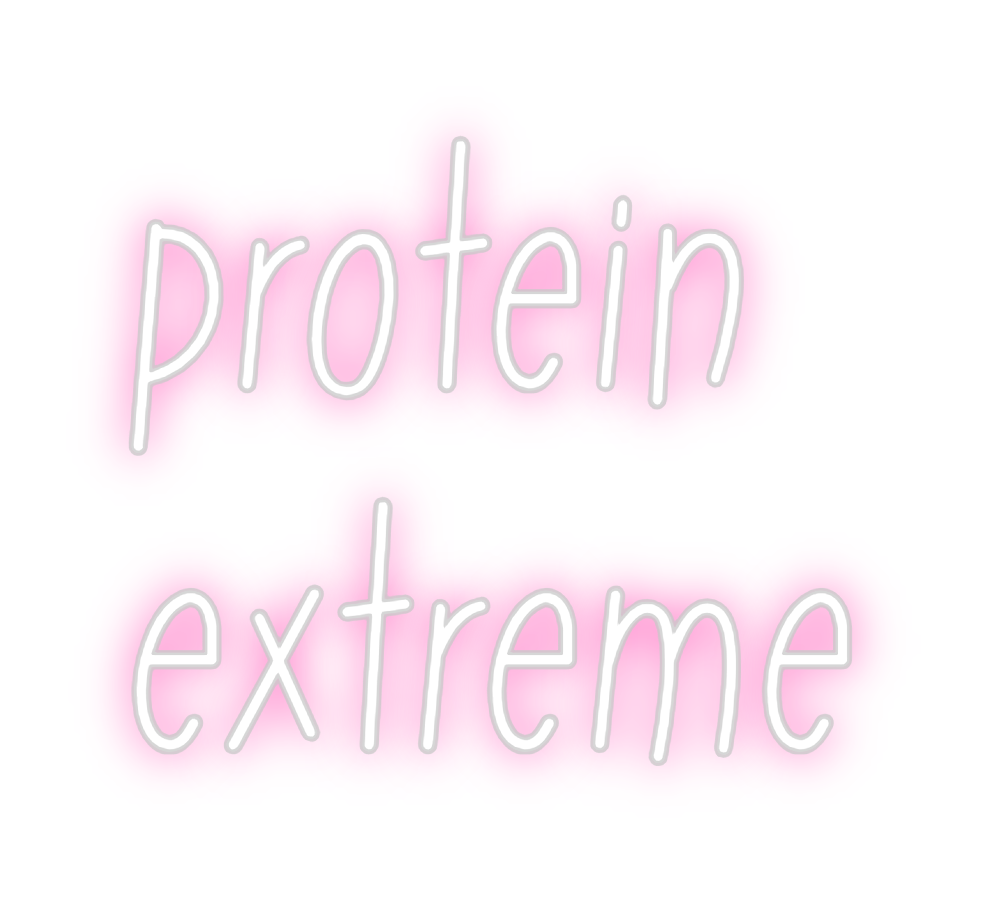 Neon personalizado: protein
extr...