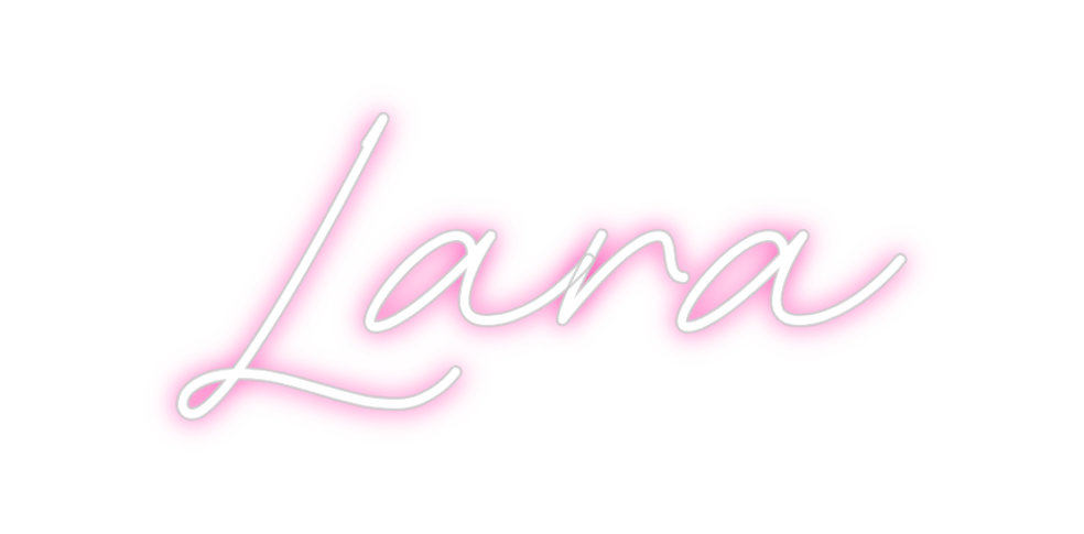 Neon personalizado: Lara