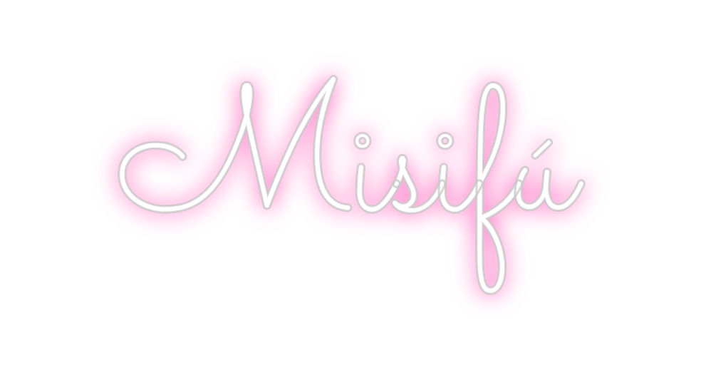 Neon personalizado: Misifú