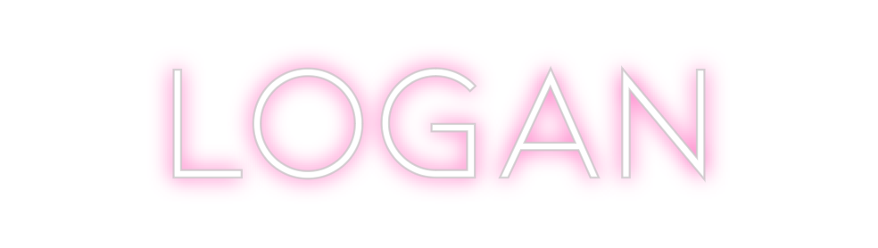 Neon personalizado: LOGAN