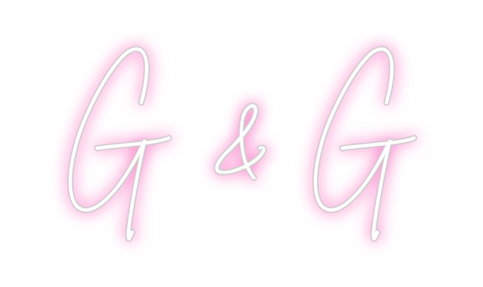 Neon personalizado: G & G