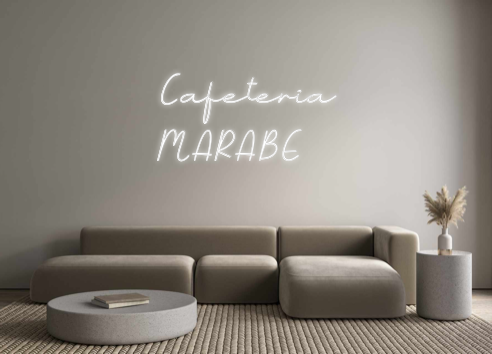 Neon personalizado: Cafeteria 
M...