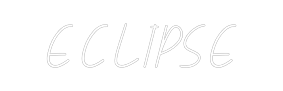 Neon personalizado: ECLIPSE