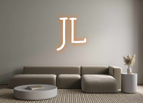 Neon personalizado: JL
