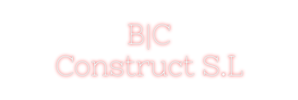 Neon personalizado: B|C
Construc...