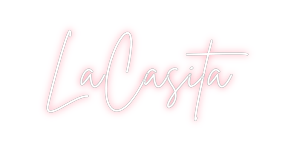 Neon personalizado: LaCasita