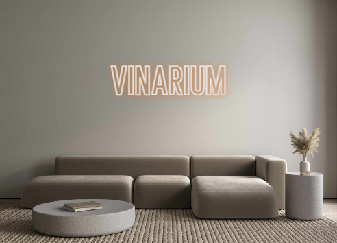 Neon personalizado: vinarium