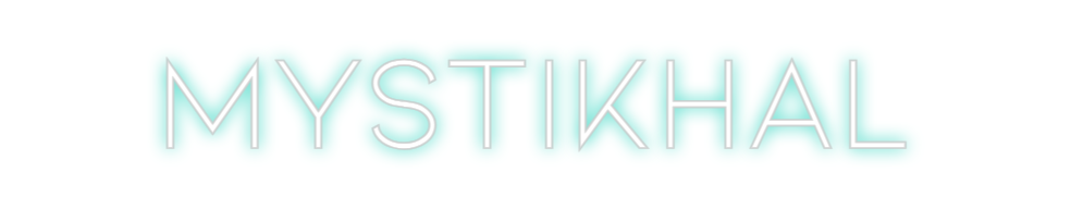 Neon personalizado: MYSTIKHAL