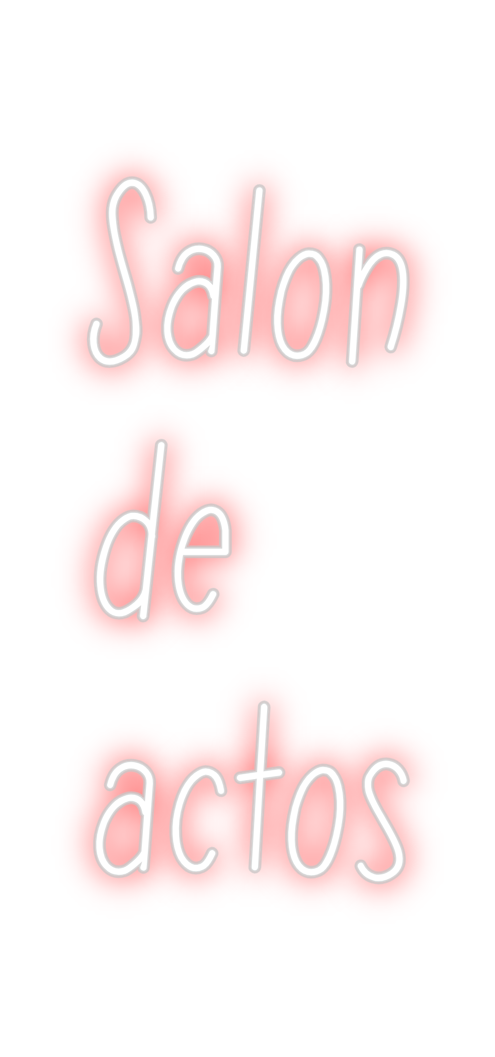 Neon personalizado: Salon 
de
a...