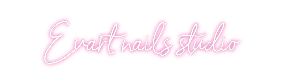 Neon personalizado: Evart nails s...