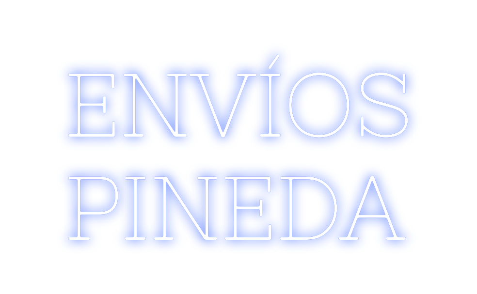 Neon personalizado: ENVÍOS
PINEDA