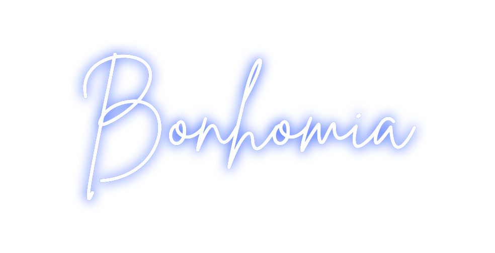 Neon personalizado: Bonhomia