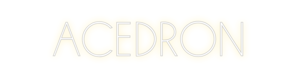Neon personalizado: ACEDRON
