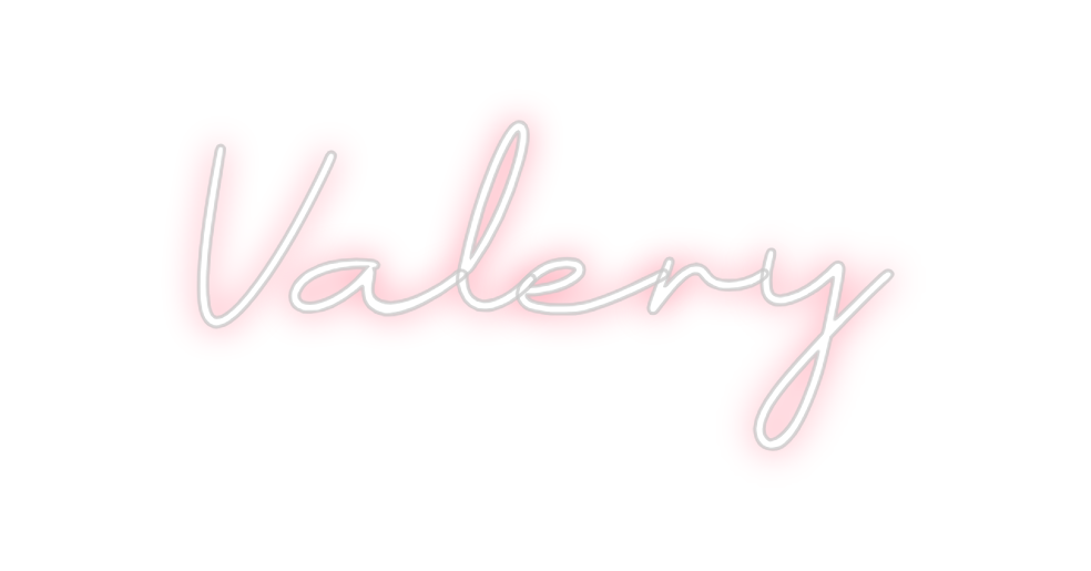 Neon personalizado: Valery