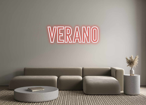 Neon personalizado: Verano