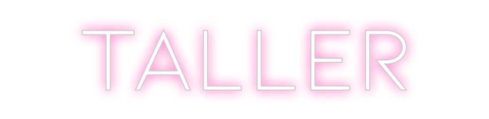 Neon personalizado: TALLER