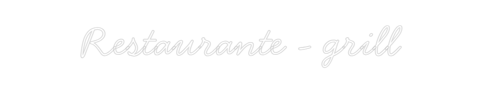 Neon personalizado: Restaurante -...