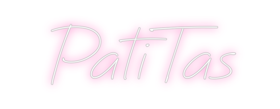 Neon personalizado: PatiTas