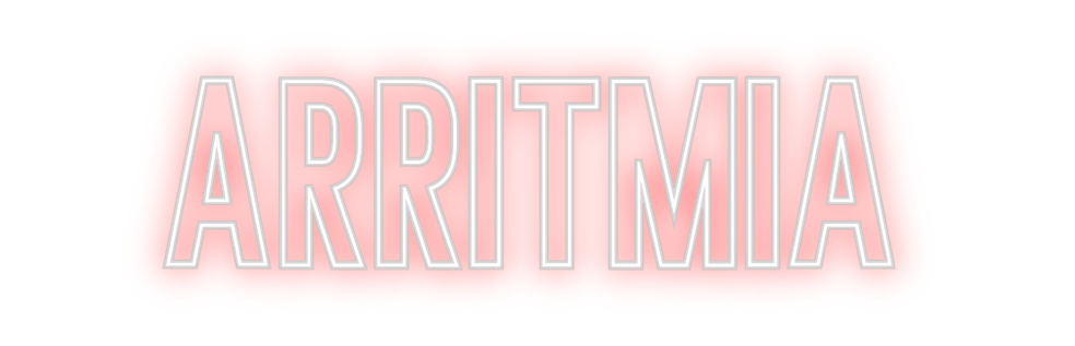 Neon personalizado: Arritmia