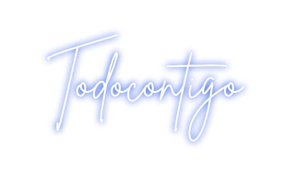 Neon personalizado: Todocontigo