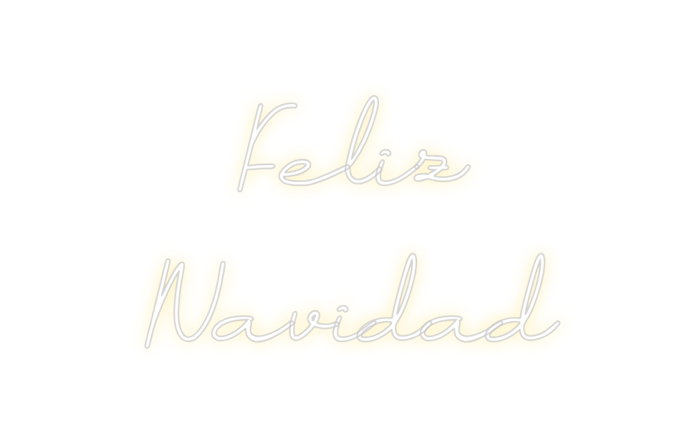 Neon personalizado: Feliz
 Navidad