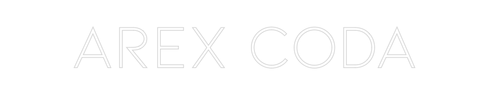 Neon personalizado: Arex Coda