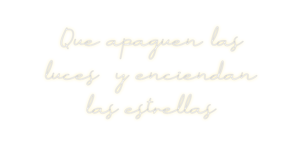 Neon personalizado: Que apaguen l...