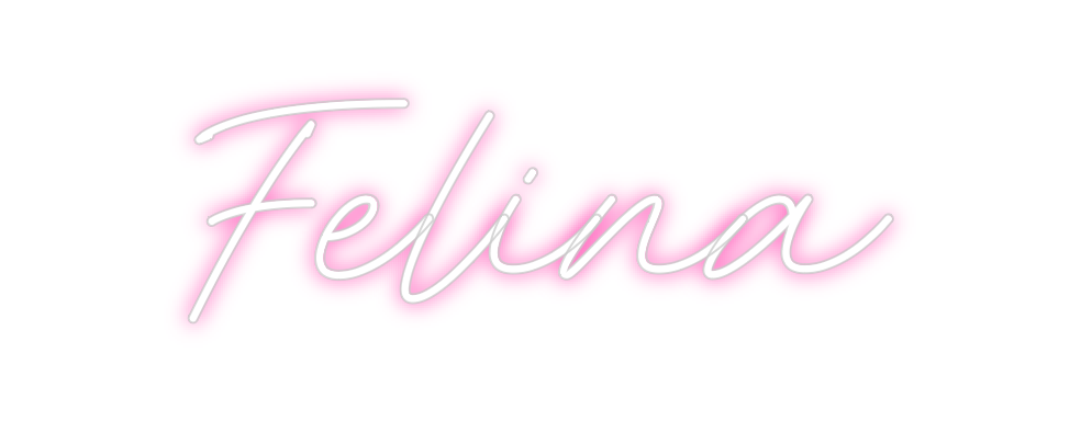 Neon personalizado: Felina