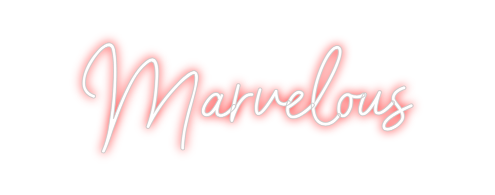 Neon personalizado: Marvelous