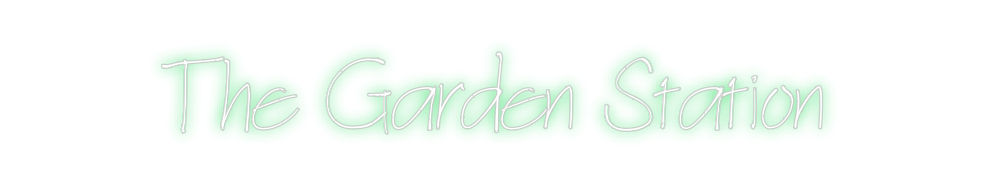 Neon personalizado: The Garden St...