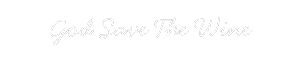 Neon personalizado: God Save The ...