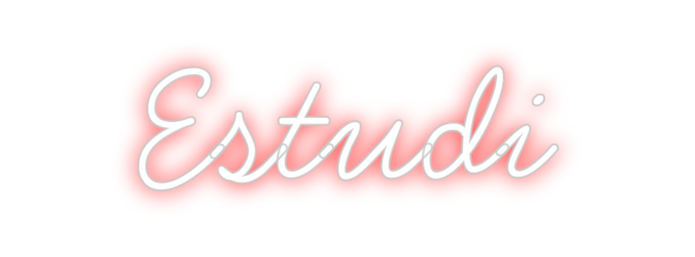 Neon personalizado: Estudi