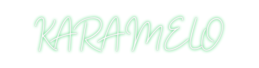 Neon personalizado: KARAMELO