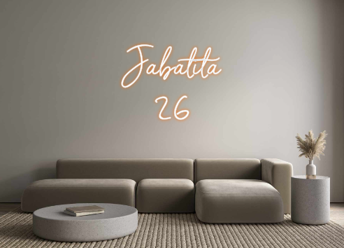 Neon personalizado: Jabatita
26