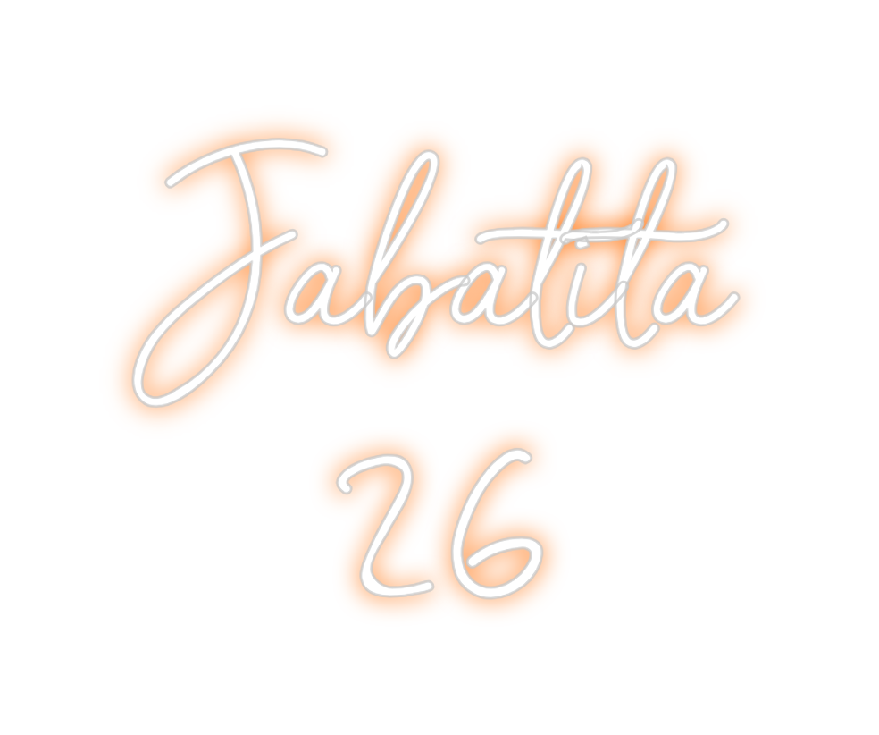 Neon personalizado: Jabatita
26