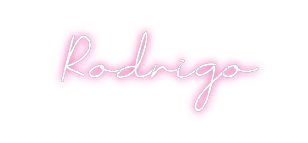 Neon personalizado: Rodrigo
