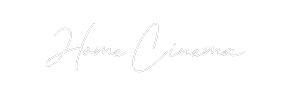 Neon personalizado: Home Cinema