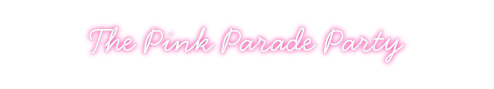 Neon personalizado: The Pink Para...