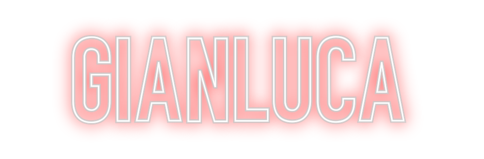 Neon personalizado: Gianluca