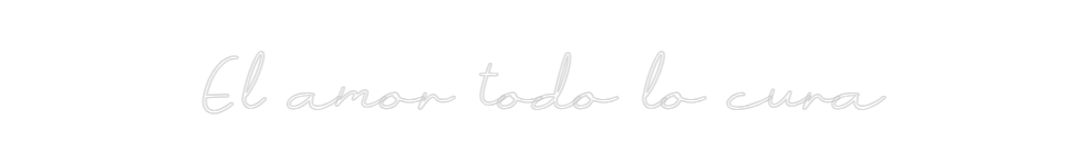 Neon personalizado: El amor todo ...