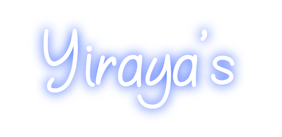 Neon personalizado: Yiraya’s