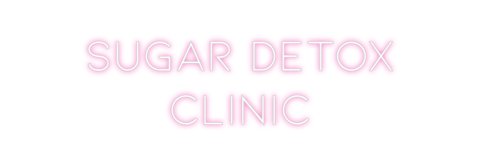 Neon personalizado: sugar detox ...